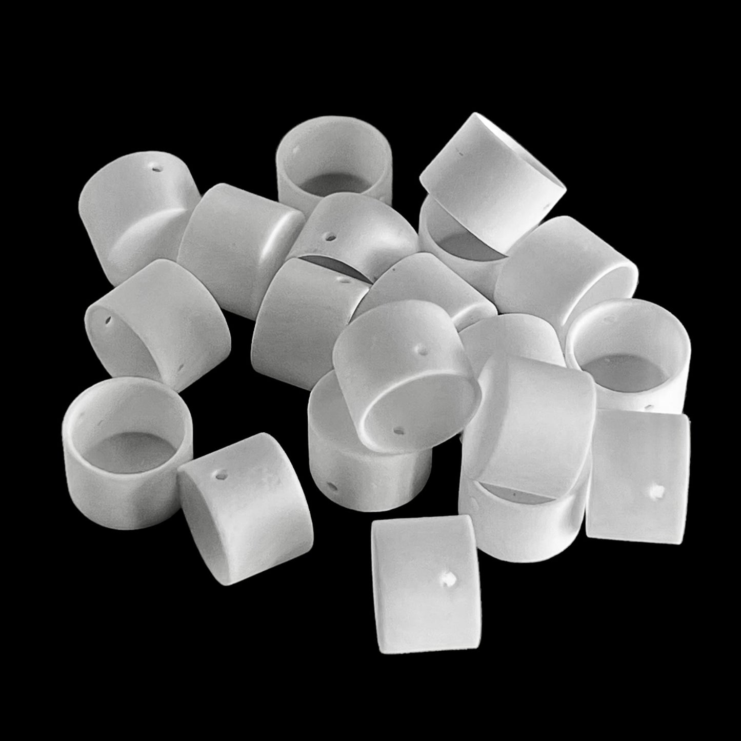 Alumina Crucible Φ8mm x 6mm with Hole, 160μl (20pcs)