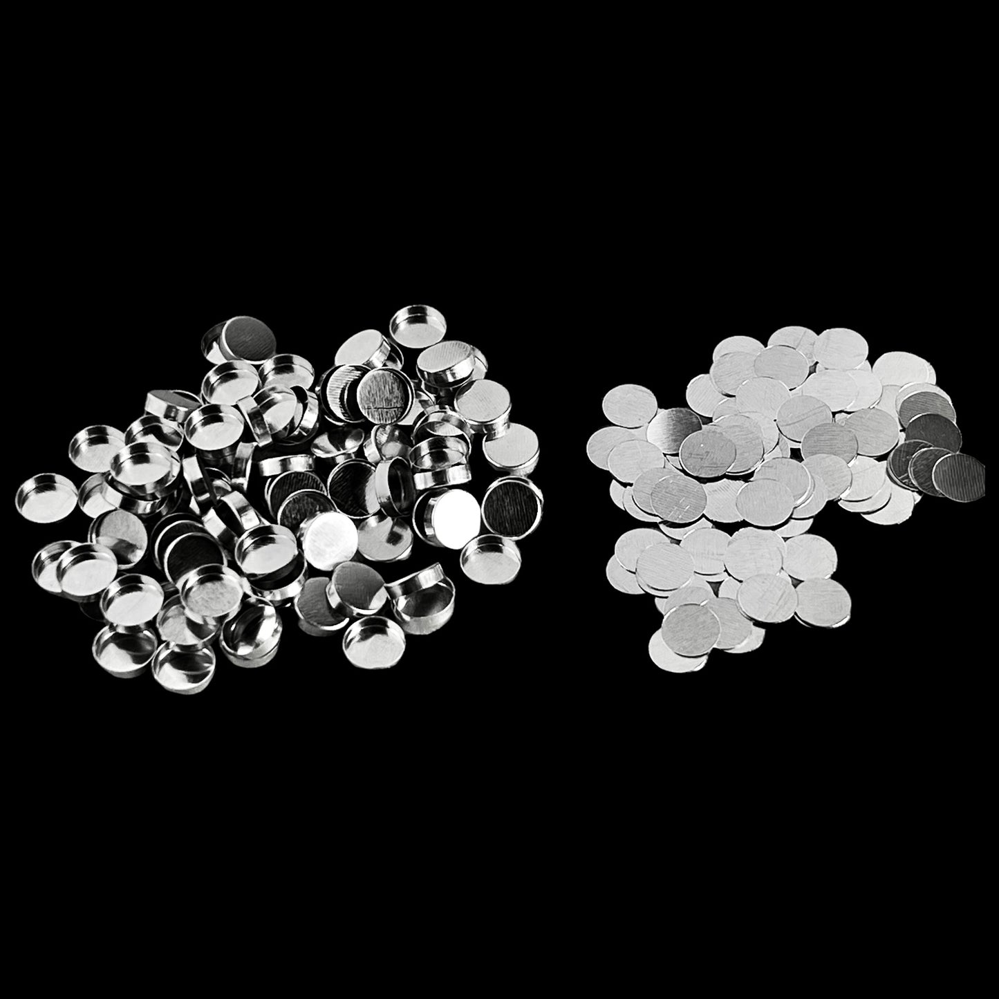 Shimadzu Tiegel und Deckel 6 x 1,5 mm AL, (100Stk)