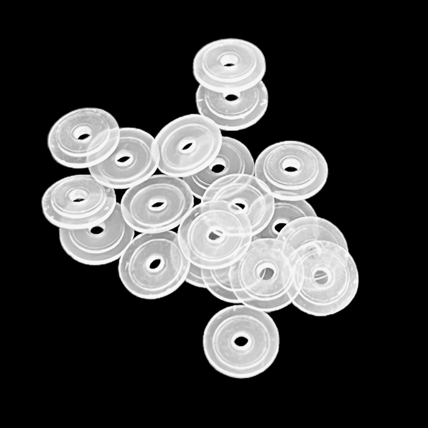 PC sapphire Lid Φ5mm with hole (20pcs)